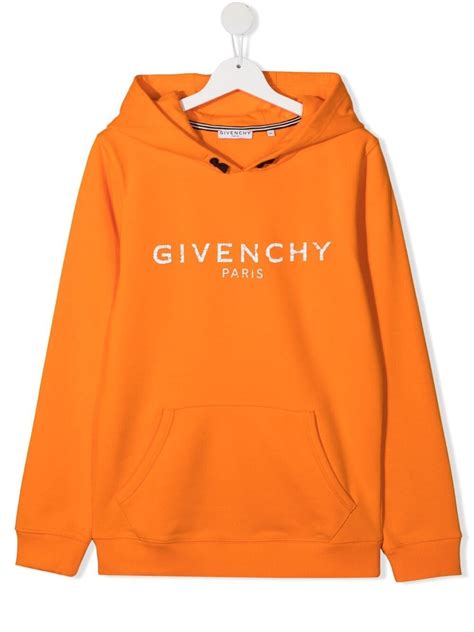 givenchy orange hoodie